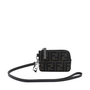 Fendi Men Ff Jacquard Card Holder